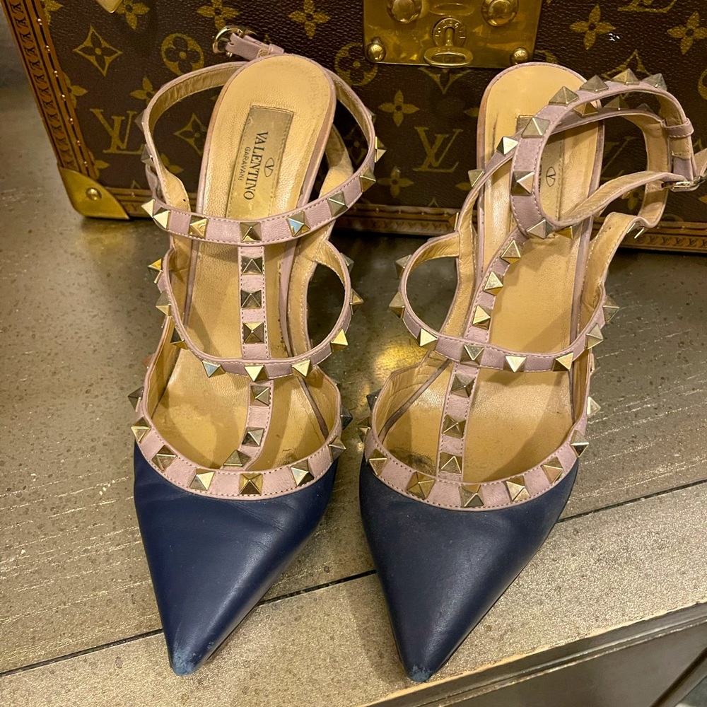 Valentino Rock Stud Heels. Size 8 1/2